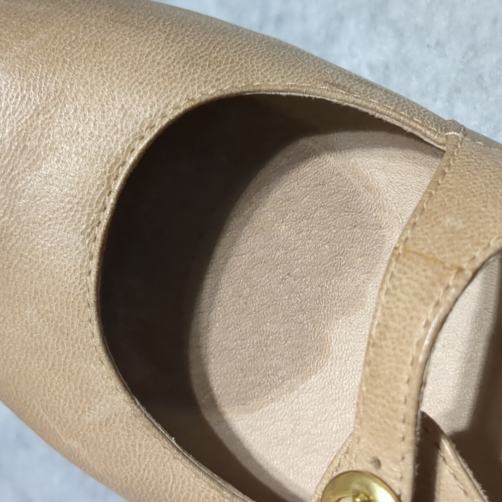 Dansko Peyton Mary Jane Heel Clog Sand Shoe Size EU 37 US 6.5 - Picture 7 of 11